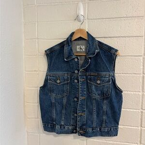 Vintage Calvin Klein denim vest